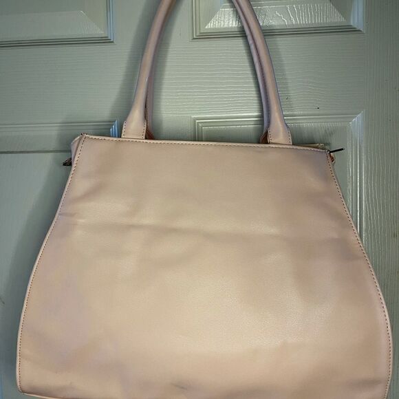 Juicy Couture light pink with rose gold trim large tote shoulder bag . - Picture 3 of 16